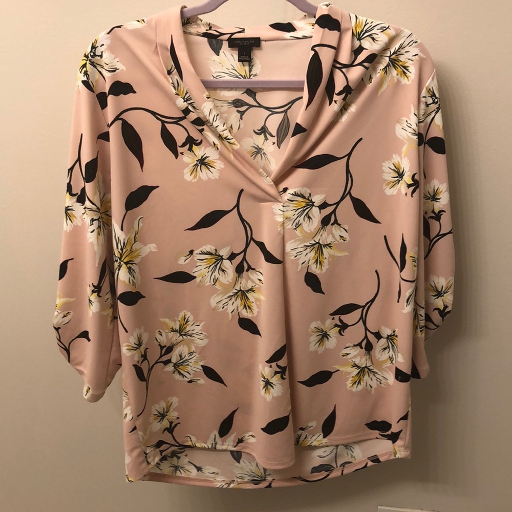 Light pink floral top
